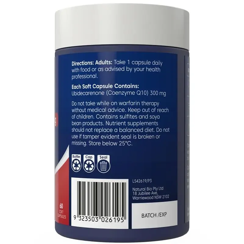 Bioglan CoQ10 300mg 60s