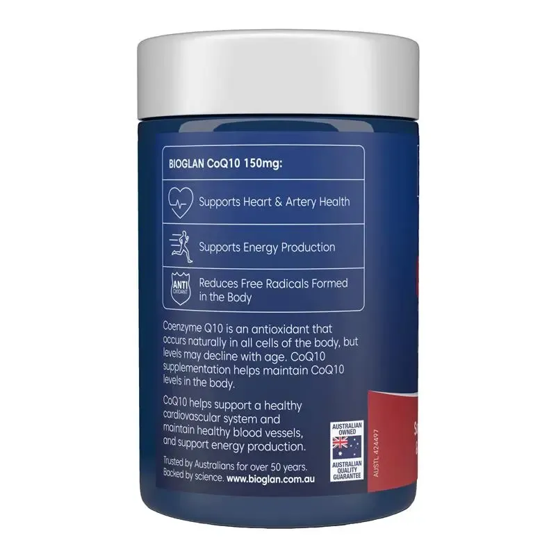 Bioglan CoQ10 150mg 150 Capsules