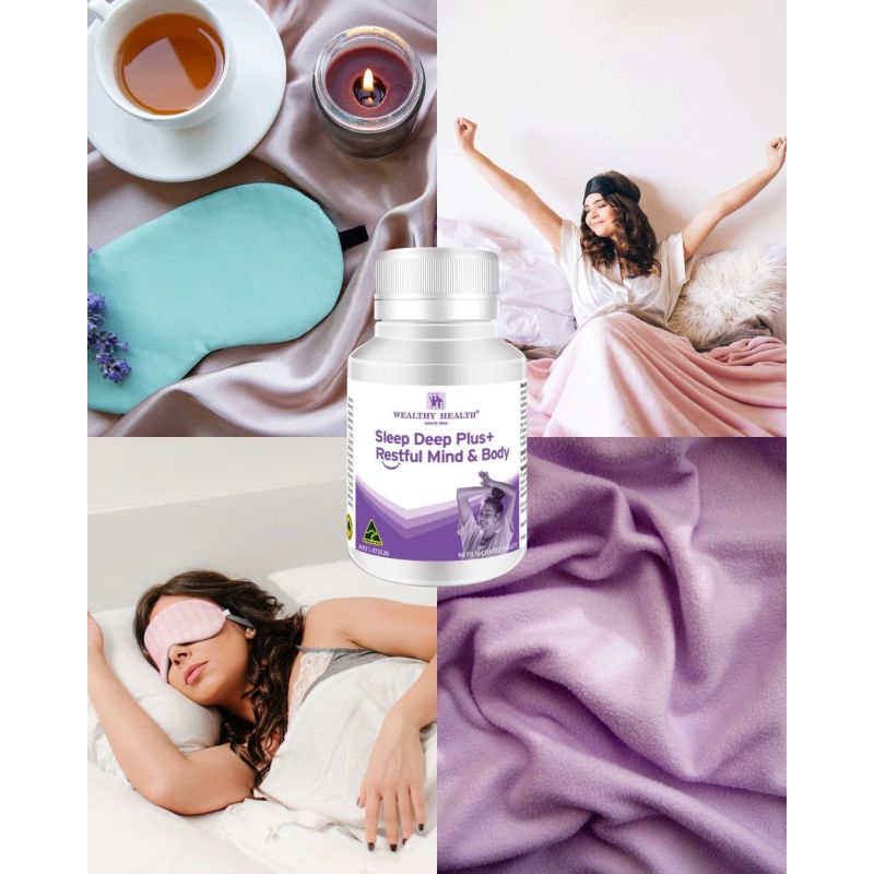 Wealthy Health-Sleep Deep Plus + Restful Mind & Body 60 Tablets