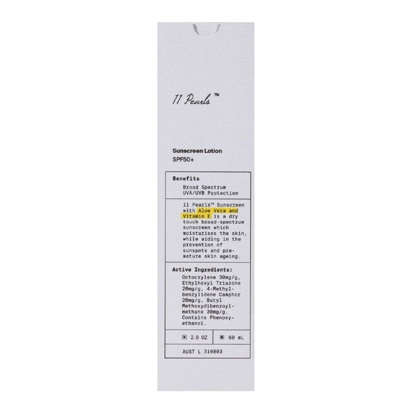 Unichi-11 Pearls Sunscreen Lotion SPF50+ 60ml