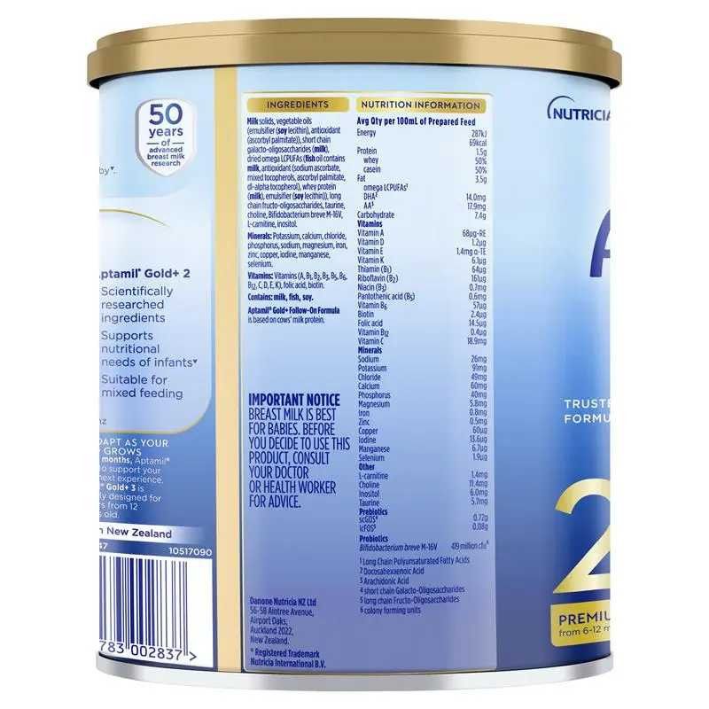 Aptamil-Stage 2 Gold+ Premium Follow-On Formula From 6-12 Months 900g