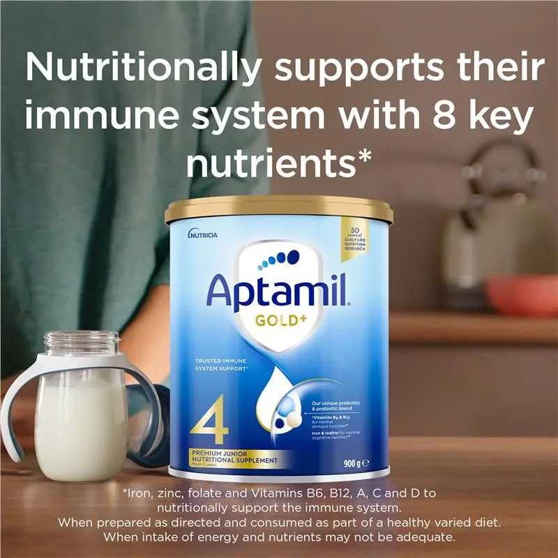 Aptamil-Stage 4 Gold+ Premium Junior Nutritional Supplement From 2 Years 900g