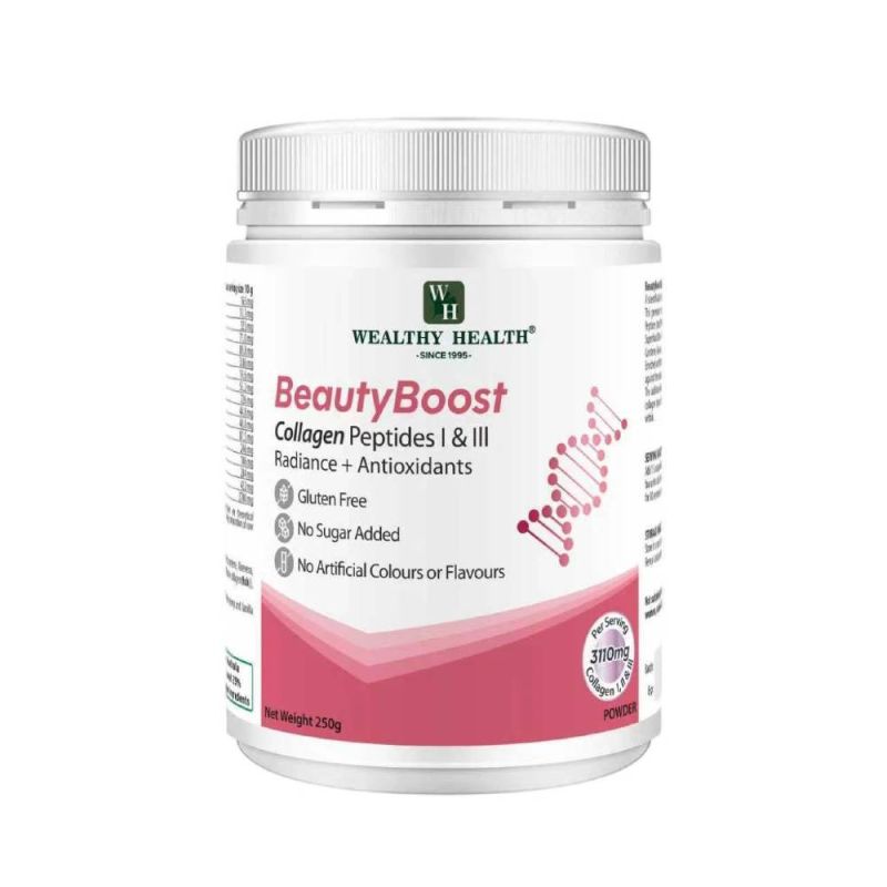Wealthy Health-Beauty Boost Collagen Peptides I & III Powder 250g
