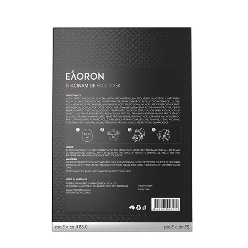 Eaoron-Niacinamide Face Mask 5 x 25ml