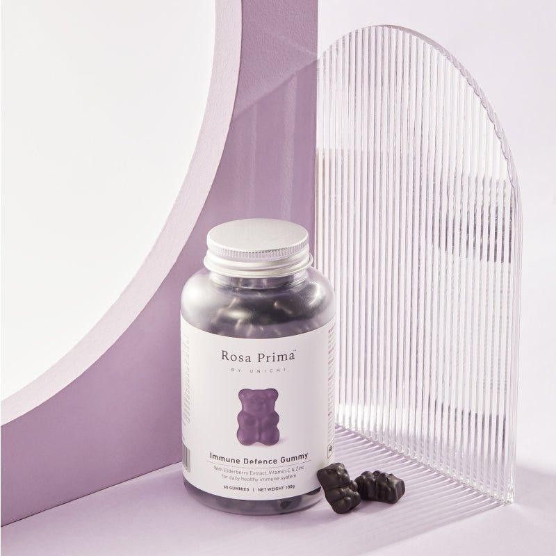Unichi-Rosa Prima Elder Berry Immune Defense Gummy 60 Gummies