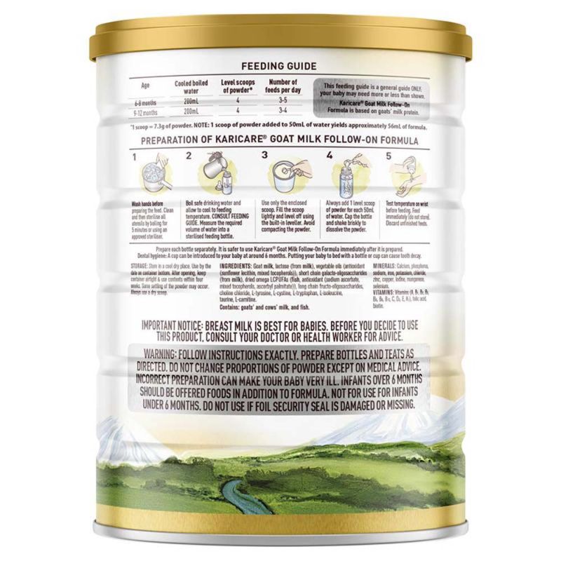 Karicare-Stage 2 Goat Milk Follow-On Formula From 6-12 Months 900g