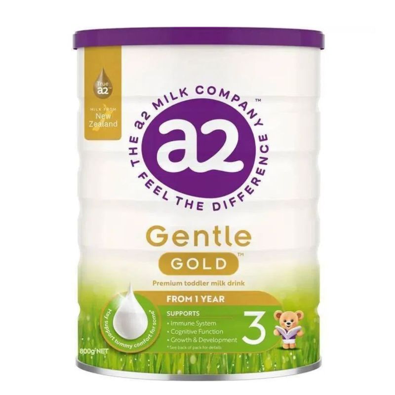 A2 Milk-Gentle Gold Premium Toddler Milk Drink Stage 3 From 1 Years To 3 Years 800g