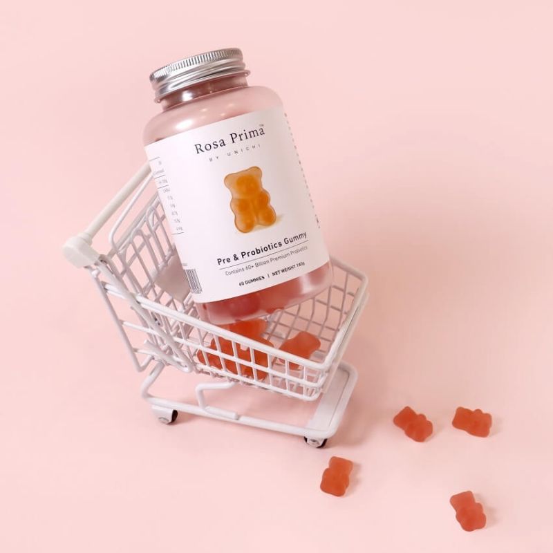 Unichi-Rosa Prima Pre & Probiotics 60 Gummies