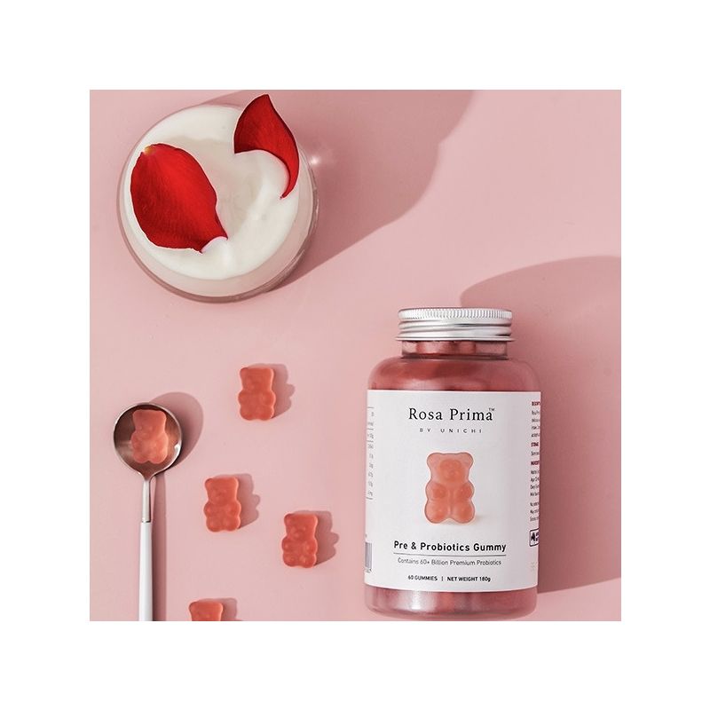 Unichi-Rosa Prima Pre & Probiotics 60 Gummies
