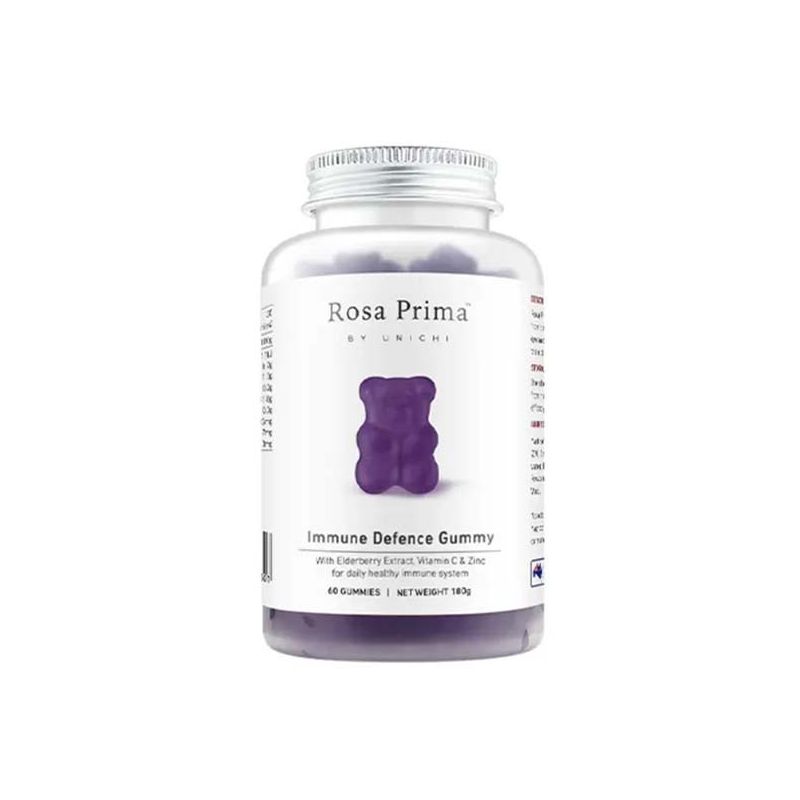Unichi-Rosa Prima Elder Berry Immune Defense Gummy 60 Gummies