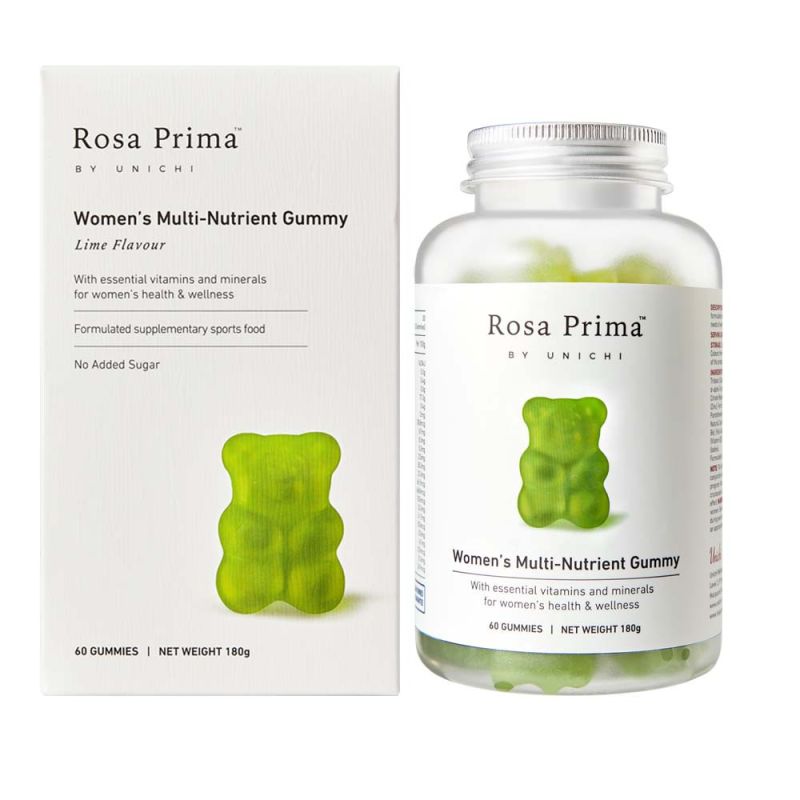Unichi-Rosa Prima Women’s Multi-Nutrient Gummy 60 Gummies