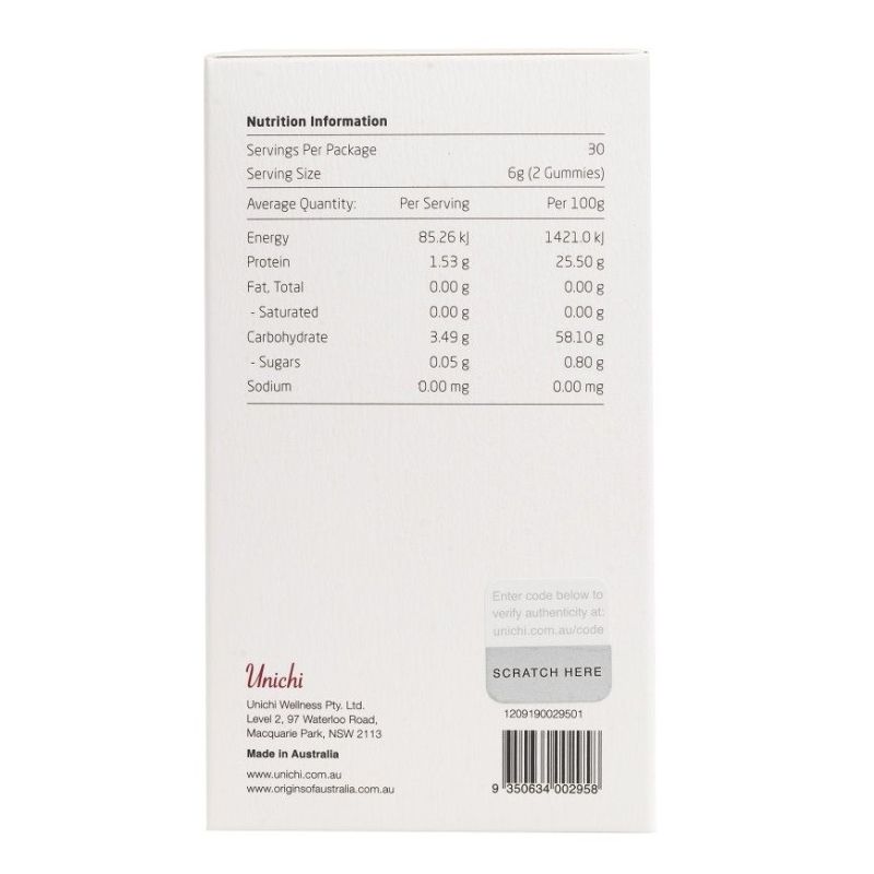 Unichi-Rosa Prima Rose Collagen 60 Gummies