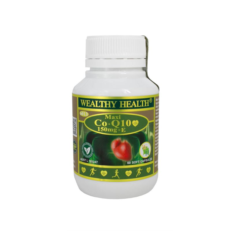 Wealthy Health-Maxi Coenzyme 150mg + E 60 Capsules