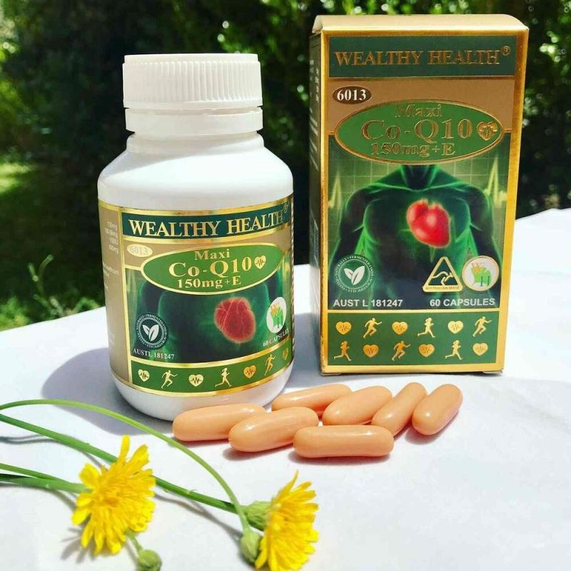 Wealthy Health-Maxi Coenzyme 150mg + E 60 Capsules