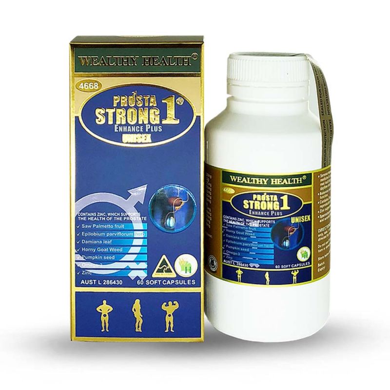 Wealthy Health-Prosta Strong 1 Enhance Plus Capsules Unisex 60 Capsules