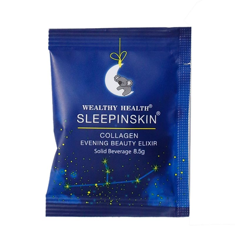 Wealthy Health-SleepInSkin Skim Milk Powder With Collagen 8.5g X 30 Sachets