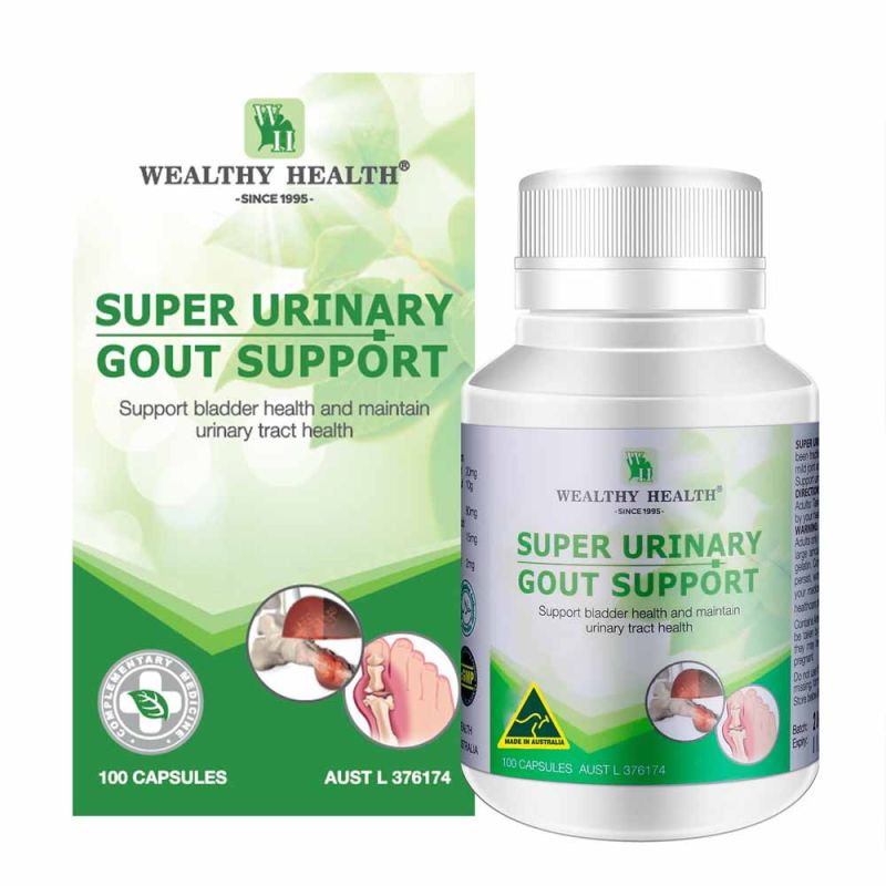 Wealthy Health-Super Urinary Gout Support 100 Capsules