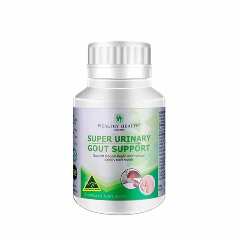 Wealthy Health-Super Urinary Gout Support 100 Capsules