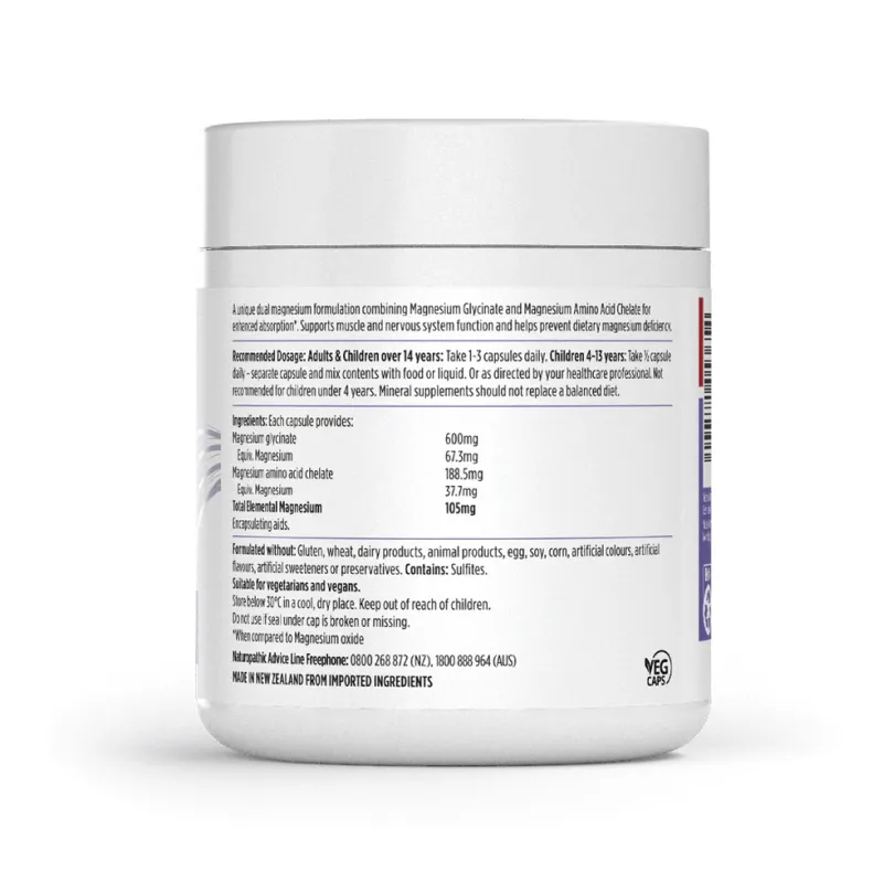 Nutra-Life Magnesium Hi-Zorb 200 Capsules