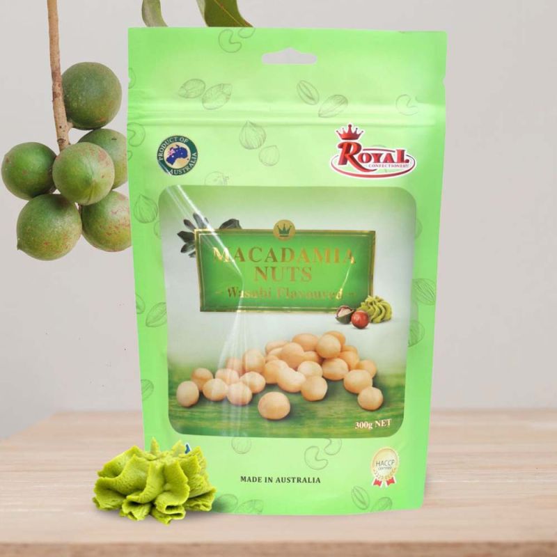 Royal Confectionery-Macadamia Nut Wasabi & Roasted 300g