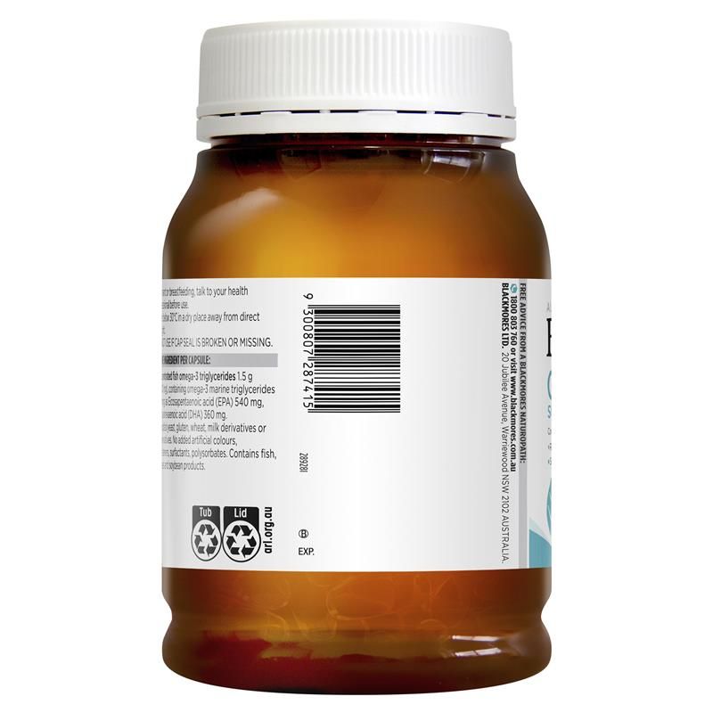 Blackmores Omega Triple Super Strength Fish Oil 150 Capsules