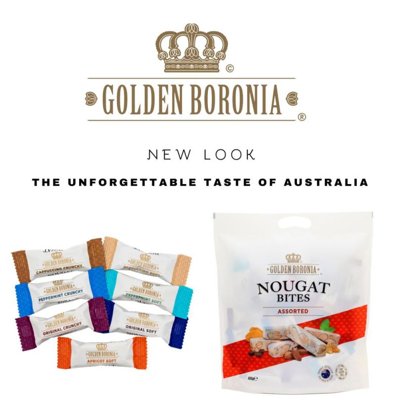 Golden Boronia-Assorted Nougat 400g