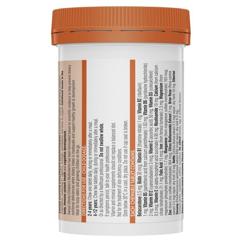Swisse Childrens Ultivite 120 Tablets