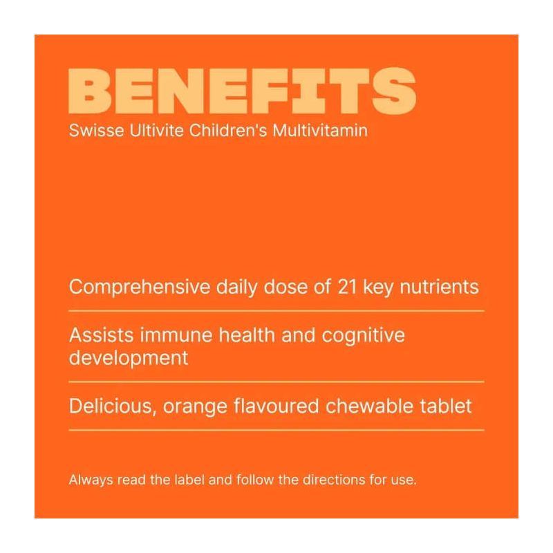 Swisse Childrens Ultivite 120 Tablets