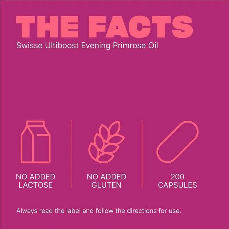 Swisse Ultiboost Evening Primrose Oil 200 Capsules