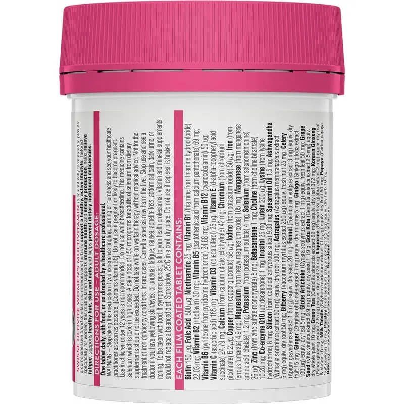 Swisse Women's Ultivite 120 Tablets