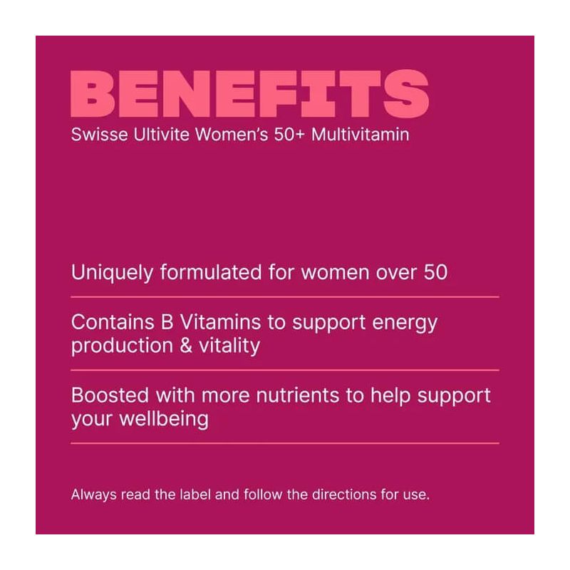 Swisse Women's 50+ Ultivite 90 Tablets