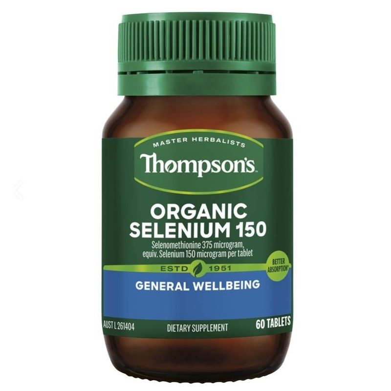 Thompson's Organic Selenium 60 Tablets