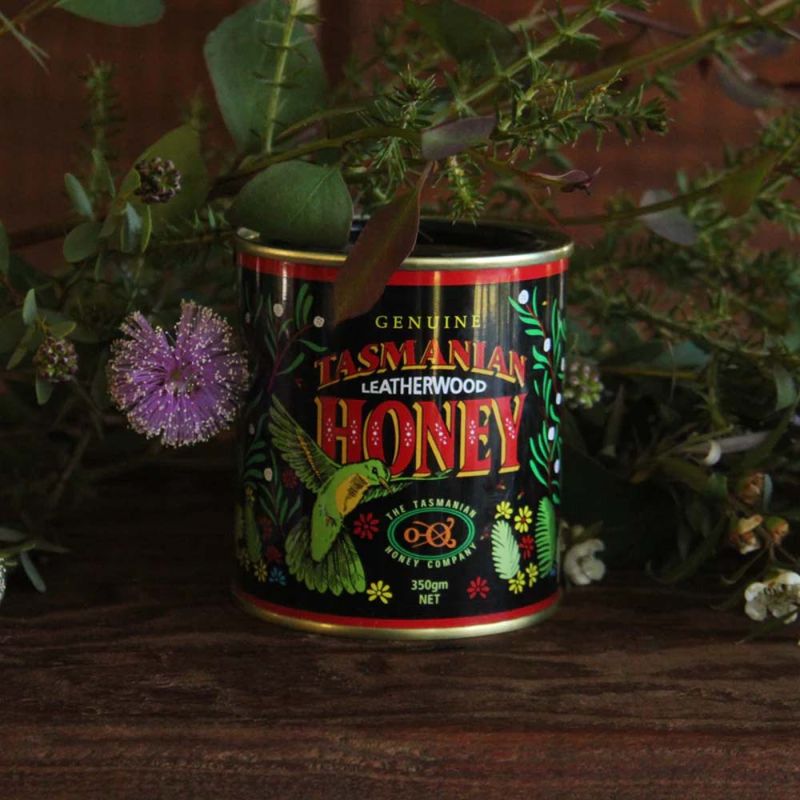 Tasmanian Honey-Leatherwood Honey (Tin) 350g