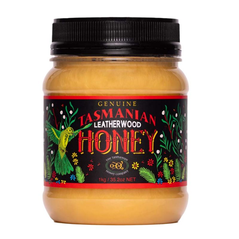 Tasmanian Honey-Leatherwood Honey (Plastic) 1kg