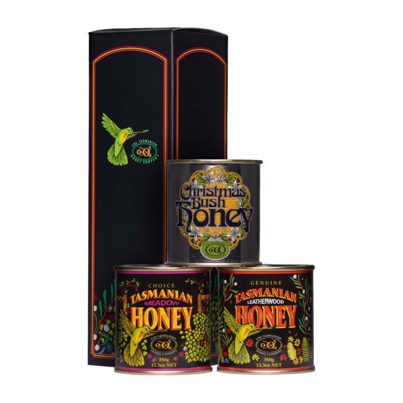 Tasmanian Honey-Gift Box Of 350g Tins