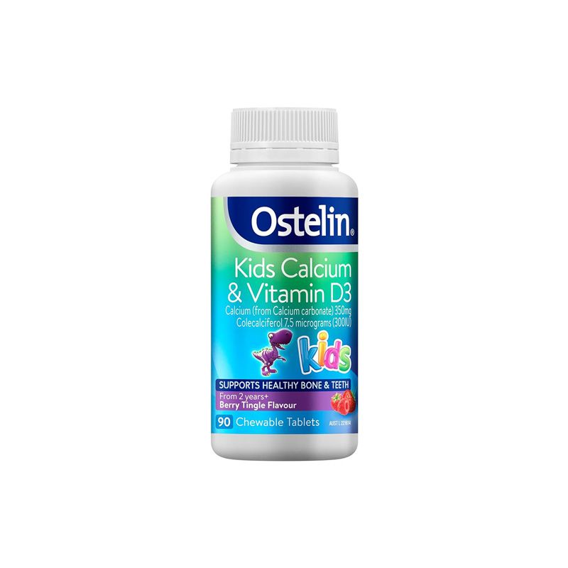 Ostelin-Kids Calcium & Vitamin D3 Chewable 90 Tablets
