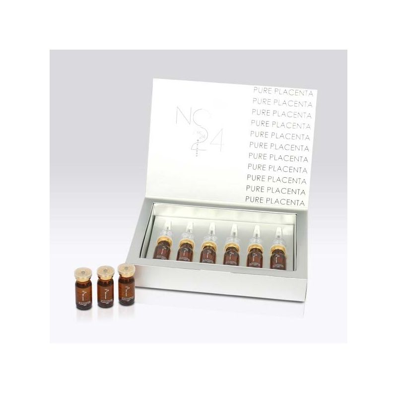 NC24-Silver Bio Nano Concentrated Placenta Liquid 100% 6-Pack 10ml