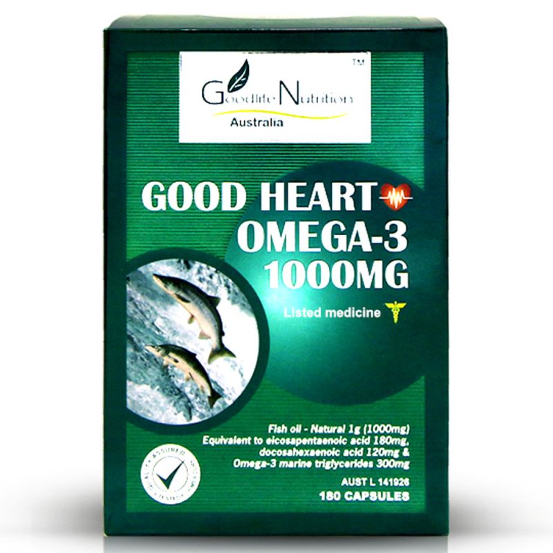 Goodlife Nutrition-Good Heart Omega 3 365 Capsules