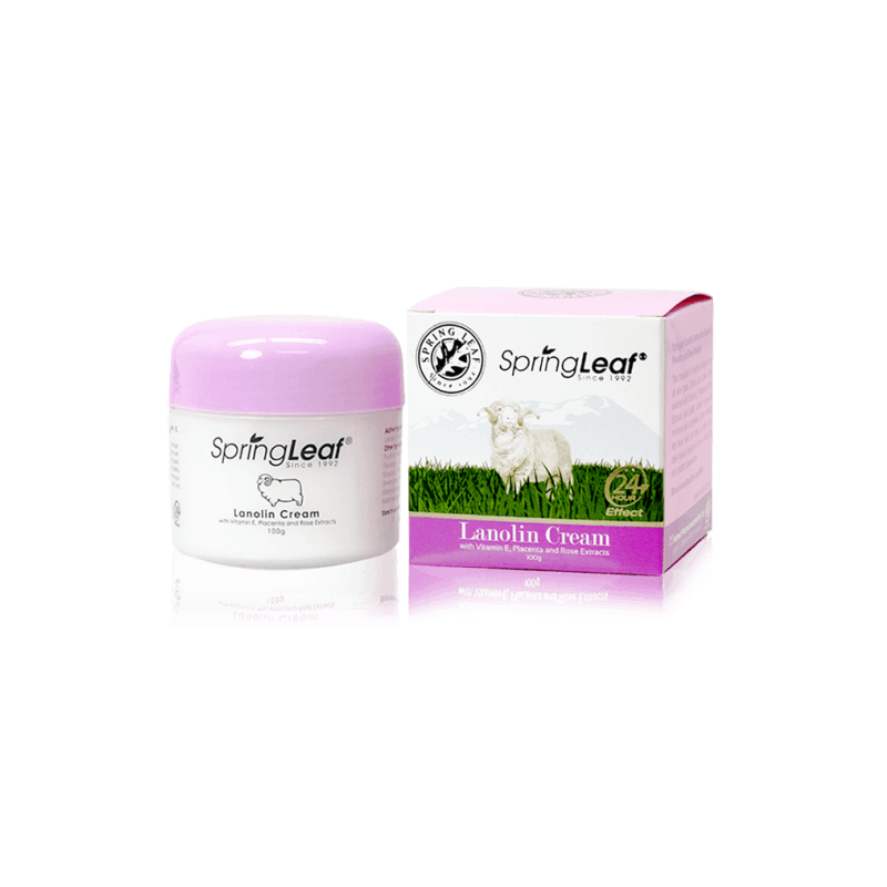 Springleaf-Lanolin Cream With Vitamin E, Placenta And Rose Extracts Purple 100g