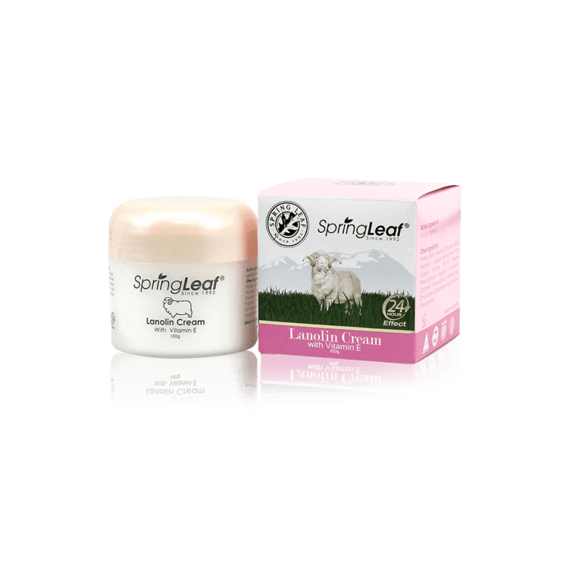Springleaf-Lanolin Cream With Vitamin E Pink 100g
