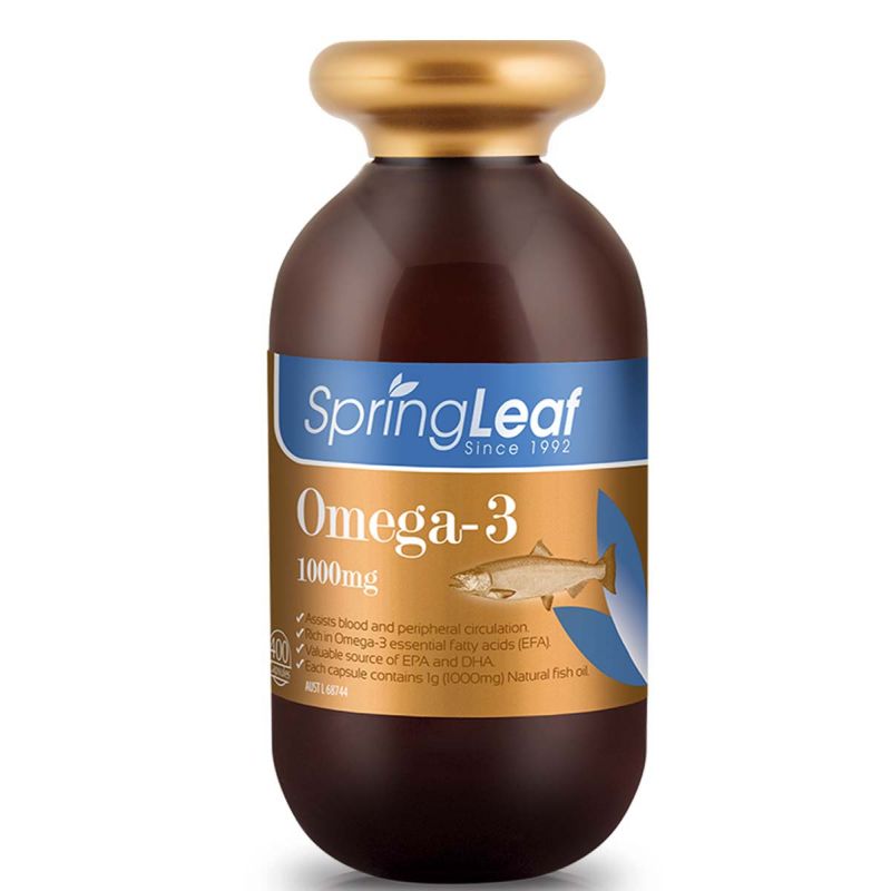 Springleaf Omega-3 1000mg 400 Capsules