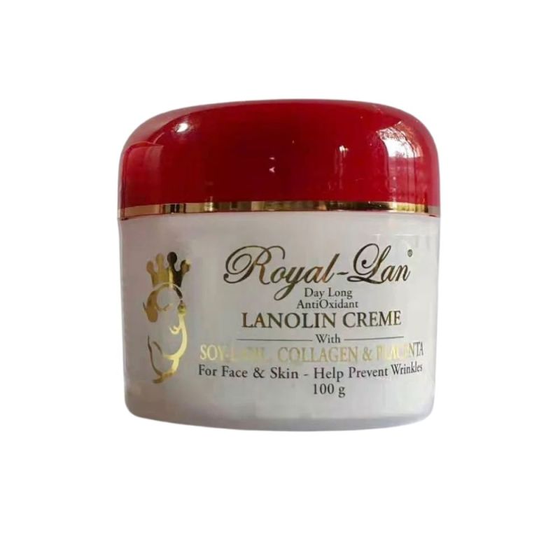 Royal Lan-Lanolin Creme With Soy-Vitamin E Oil And Placenta 100g