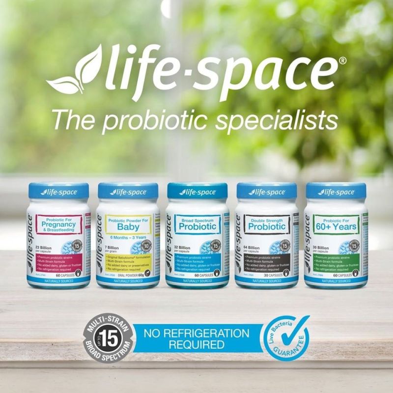 Life Space Probiotic For 60+ Years 60 Capsules