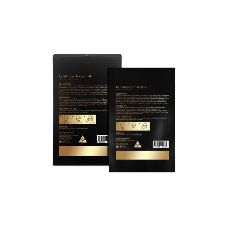 Chantelle Sydney-Black Lux Youth Restoration Mask 3 X 25ml