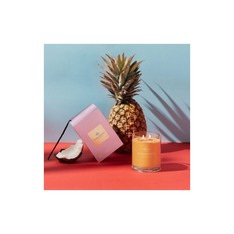 Glasshouse Fragrances-A Tahaa Affair Triple Scented Soy Candle 380g