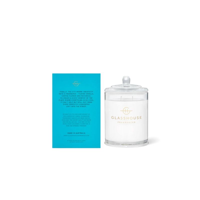 Glasshouse Fragrances-Melbourne Muse Triple Scented Soy Candle 380g
