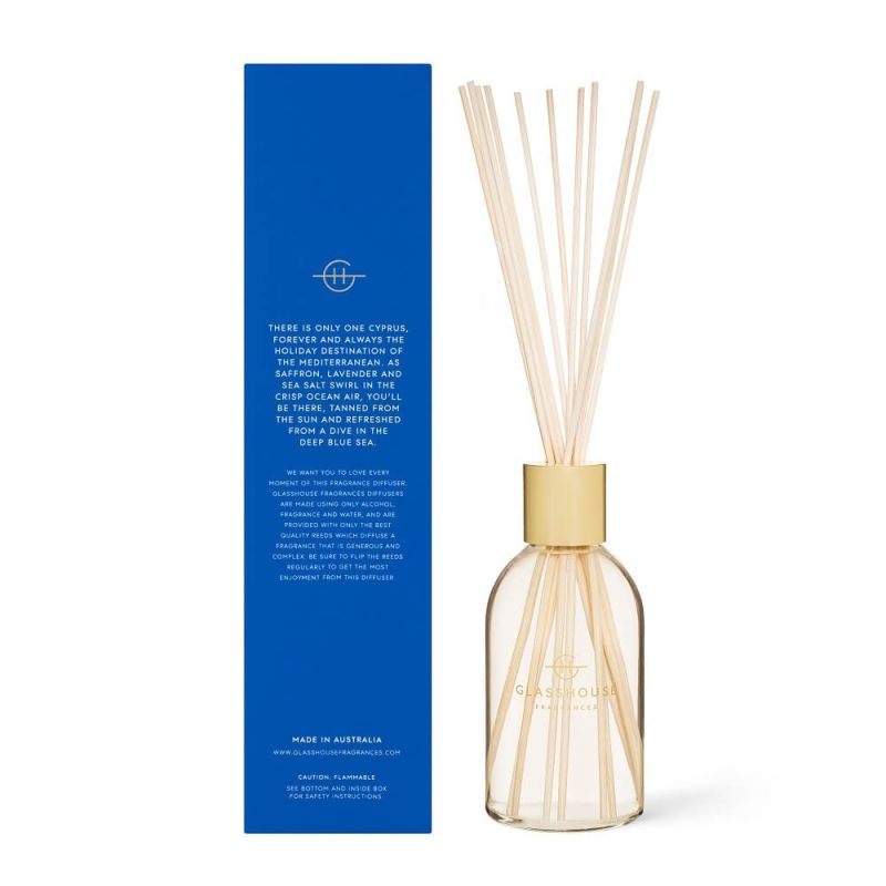 Glasshouse Fragrances-Diving Into Cyprus Fragrance Diffuser 250ml