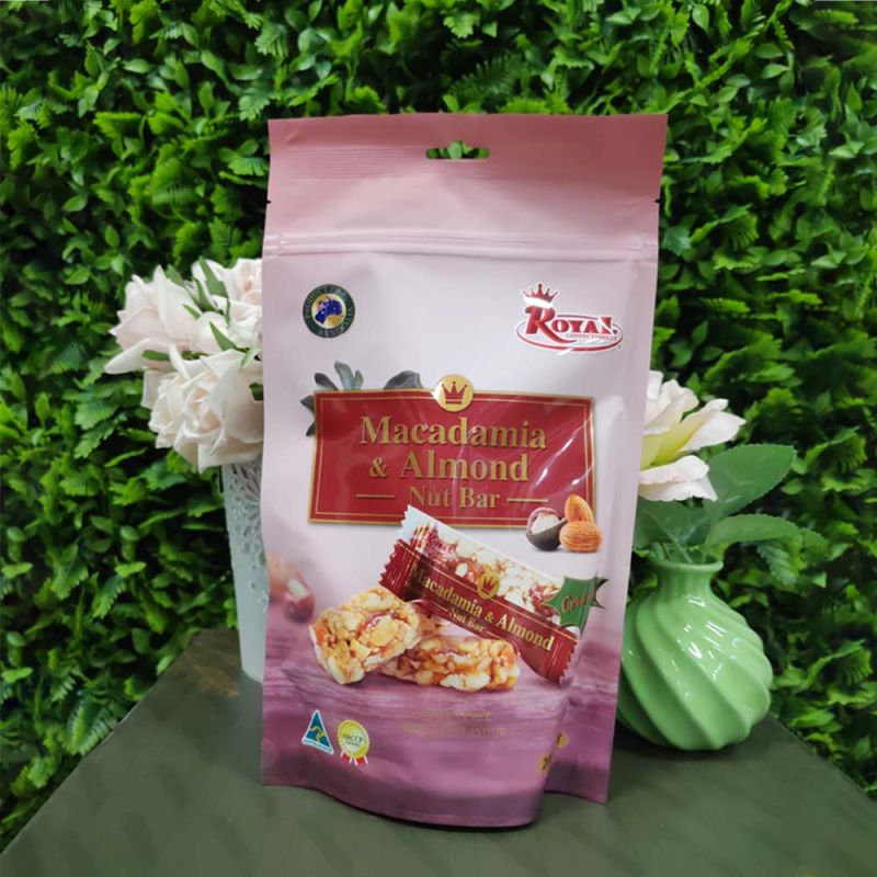 Royal Confectionery-Macadamia & Almond Nut Bar 200g