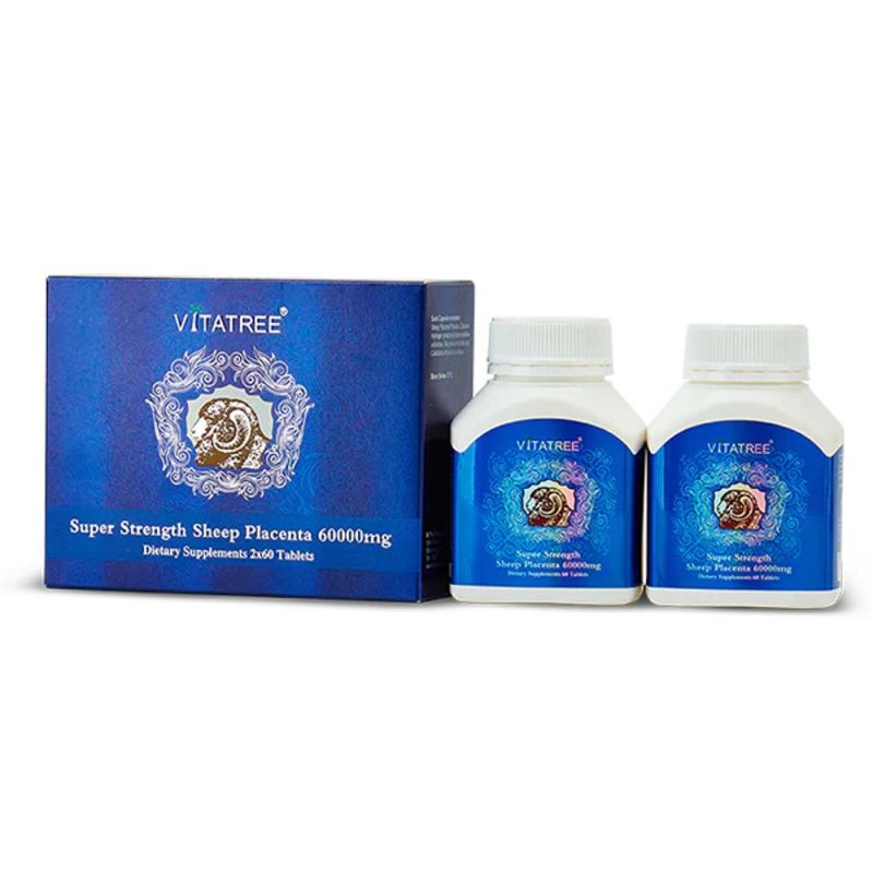 Vitatree-Premium Sheep Placenta 60000mg 2x60 Tablets