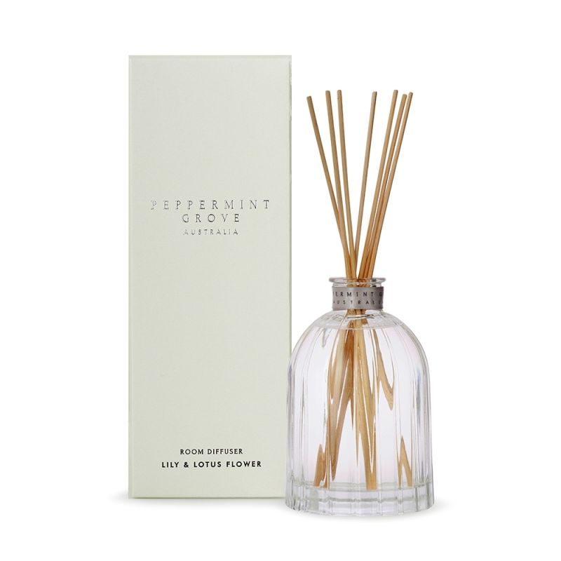 Peppermint Grove-Lily & Lotus Flower Large Room Diffuser 350ml